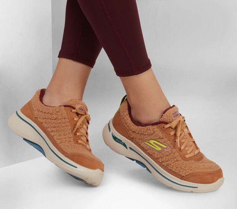 Skechers Παπούτσι Γυναικείο - Go Walk Arch Fit - Snow Bound 124420-TAN
