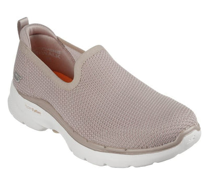 Skechers Παπούτσι Γυναικείο - GOwalk 6 - Clear Virtue 124505-NAT