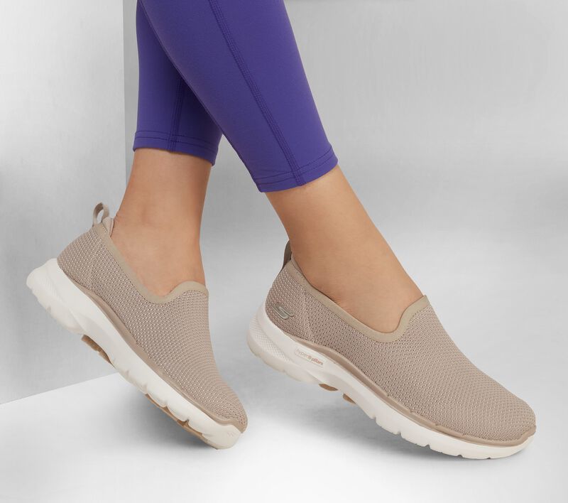 Skechers Παπούτσι Γυναικείο - GOwalk 6 - Clear Virtue 124505-NAT