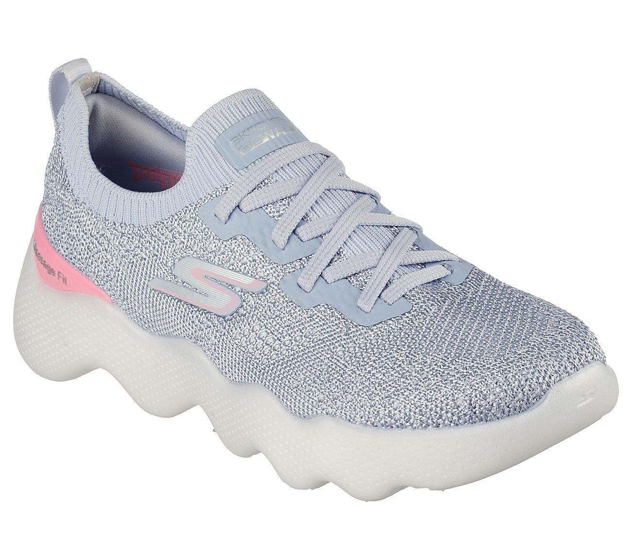 Skechers Παπούτσι Γυναικείο - GO WALK Massage Fit - Upsurge - 124905-GYPK GRAY