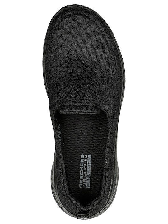 Skechers Παπούτσι Γυναικείο - GO WALK FLEX-OCEAN WIND 124955-BBK Black