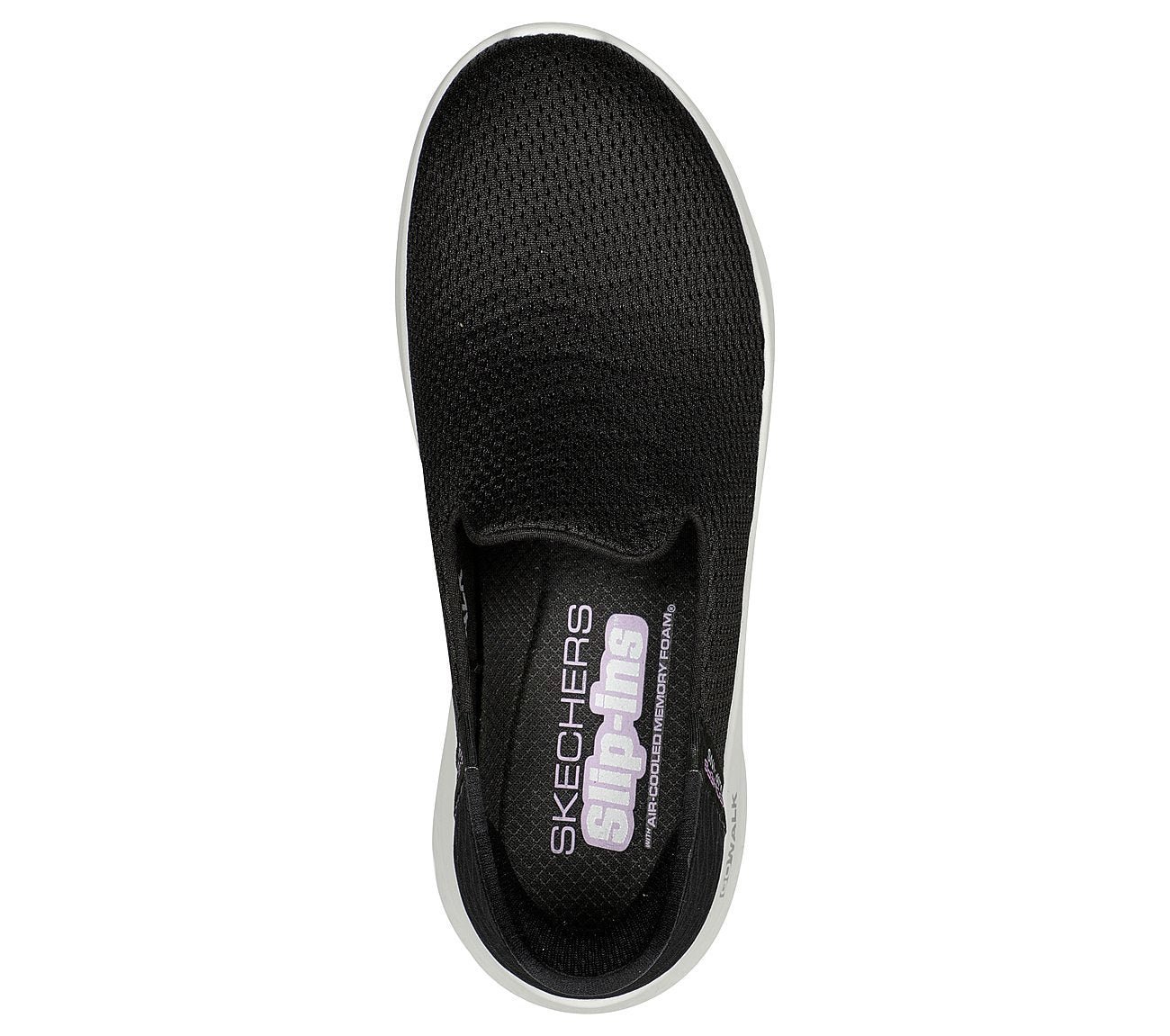 Skechers Παπούτσι Γυναικείο - Slip-ins: GO WALK Flex - Relish 124963-BKW - BLACK