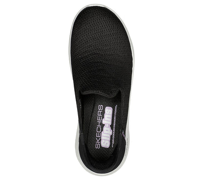 Skechers Παπούτσι Γυναικείο - Slip-ins: GO WALK Flex - Relish 124963-BKW - BLACK