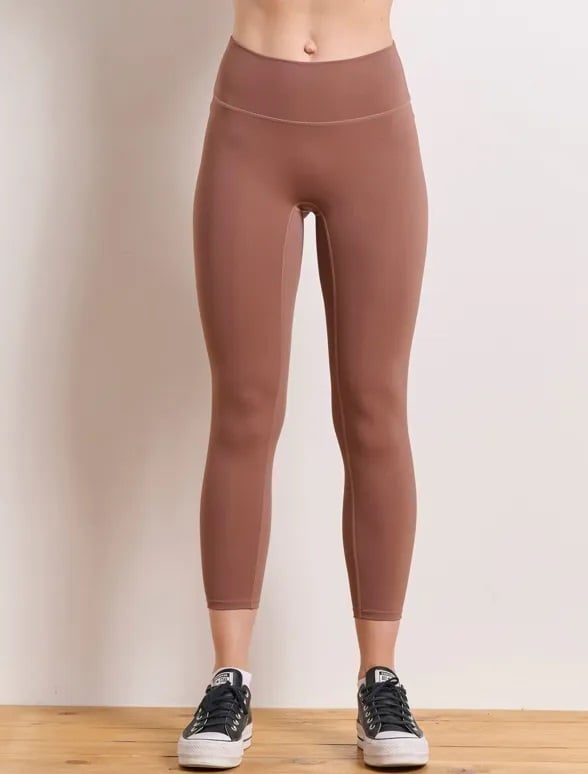 Body Talk Γυναικείο Ψηλόμεσο Αθλητικό Κολάν - Leggings 4/4 - Noisette - 1251-908106-00968