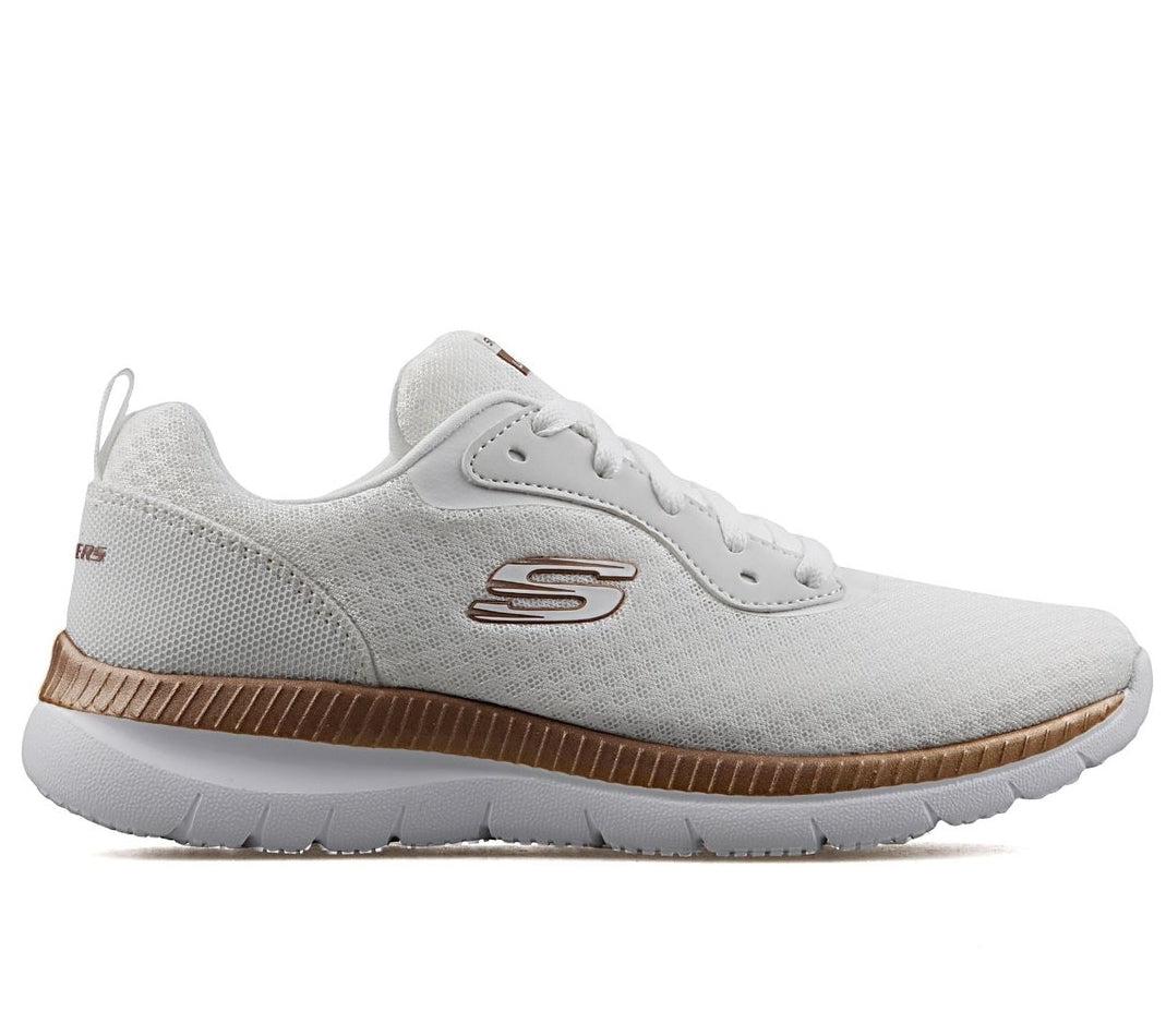 Skechers Παπούτσι Γυναικείο - Bountiful 12606-WTRG White/Gold