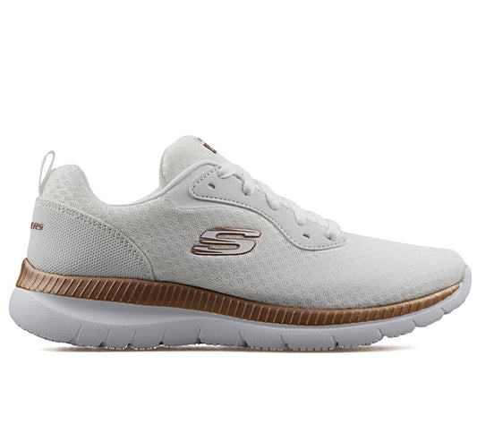 Skechers Παπούτσι Γυναικείο - Bountiful 12606-WTRG White/Gold