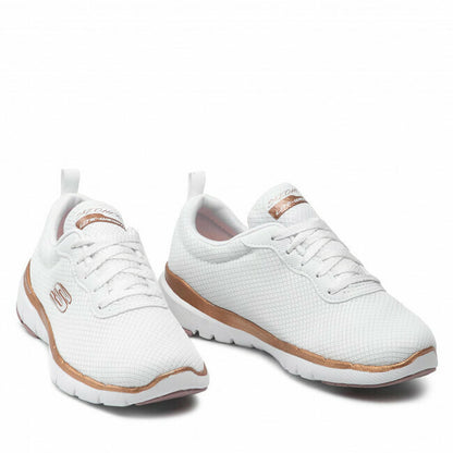 Skechers Παπούτσι Γυναικείο - Bountiful 12606-WTRG White/Gold