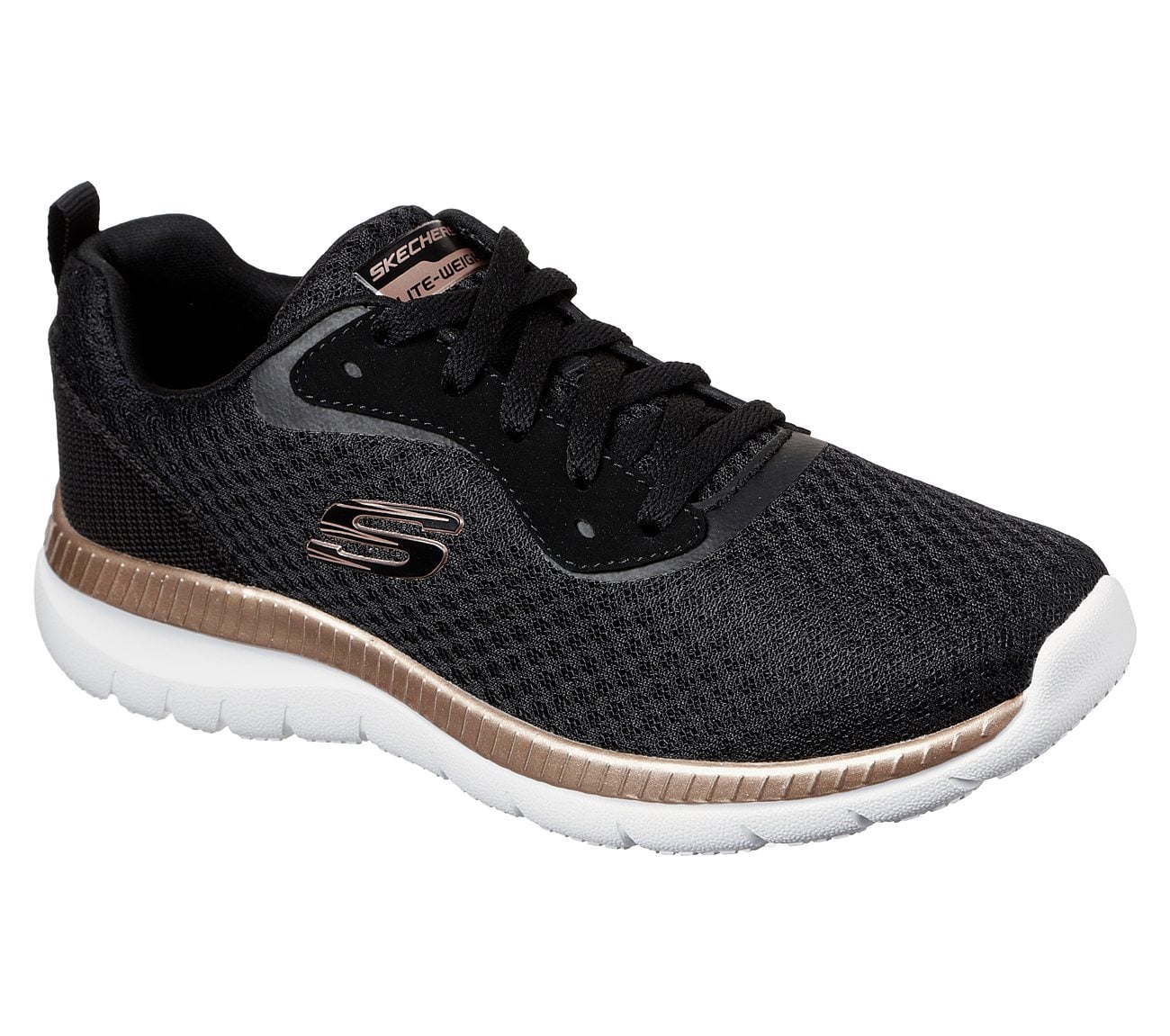 Skechers Παπούτσι Γυναικείο - Bountiful 12606-BKRG Black