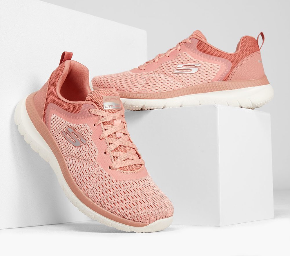 Skechers Παπούτσι Γυναικείο - Womens Bountiful - Quick Path 12607-ROS Pink