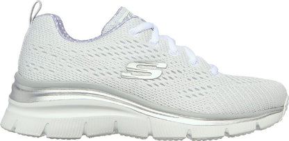 Skechers Παπούτσι Γυναικείο - Fashion Fit - StateMent Piece 12704-WGRY Λευκό-Γκρί