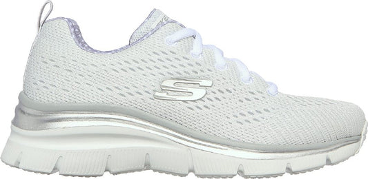 Skechers Παπούτσι Γυναικείο - Fashion Fit - StateMent Piece 12704-WGRY Λευκό-Γκρί