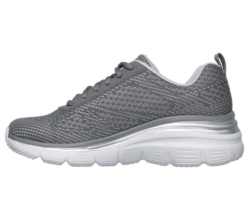 Skechers Παπούτσι Γυναικείο -Fashion Fit - Bold Boundaries 12719-GYLV Gray-Purple