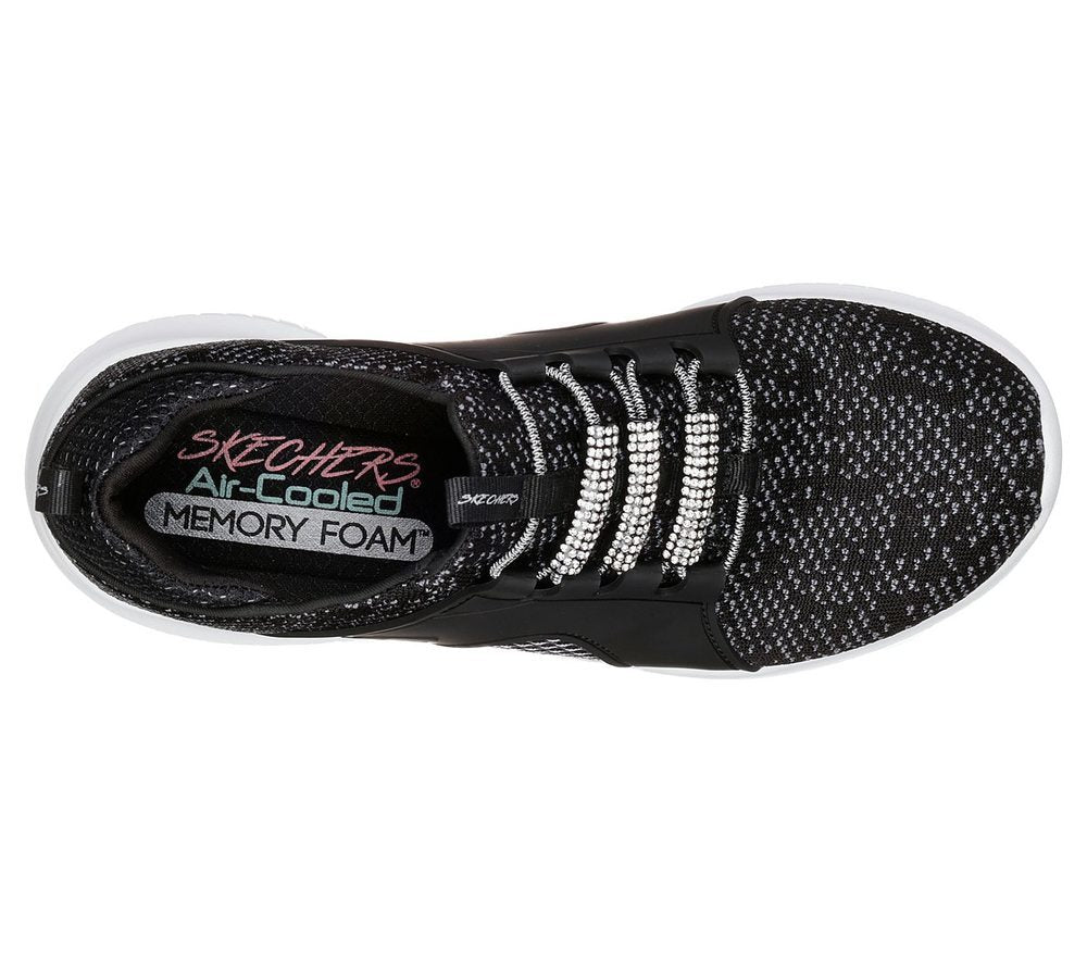 Skechers Παπούτσι Γυναικείο - Ultra Flex - Glisten & Glow 12915-BKW