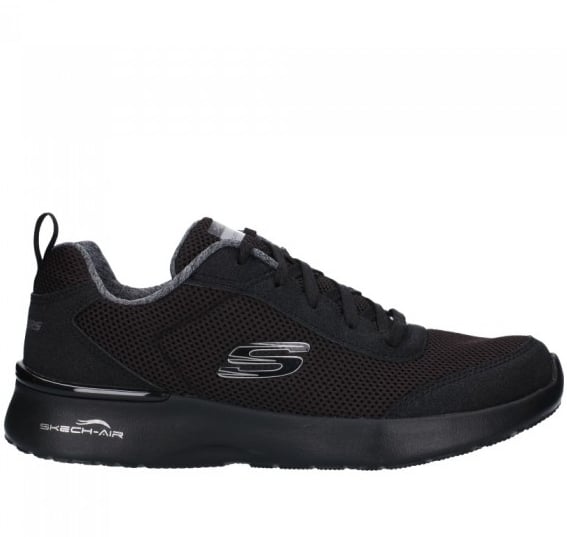 Skechers Παπούτσι Γυναικείο - Qtr. Deco Stitch Mesh Lace-Up W/MF 12947-BBK Black