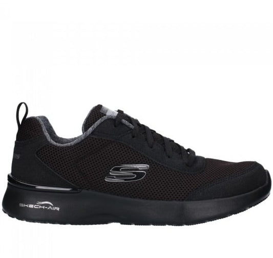 Skechers Παπούτσι Γυναικείο - Qtr. Deco Stitch Mesh Lace-Up W/MF 12947-BBK Black