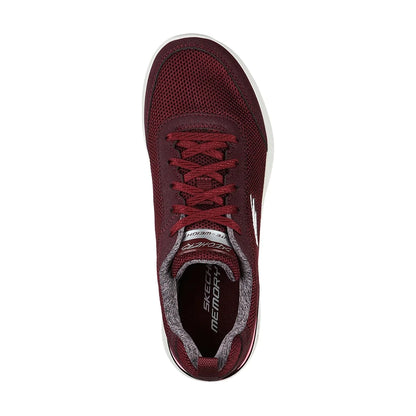 Skechers Παπούτσι Γυναικείο - Qtr. Deco Stitch Mesh Lace-Up W/MF 12947-BURG