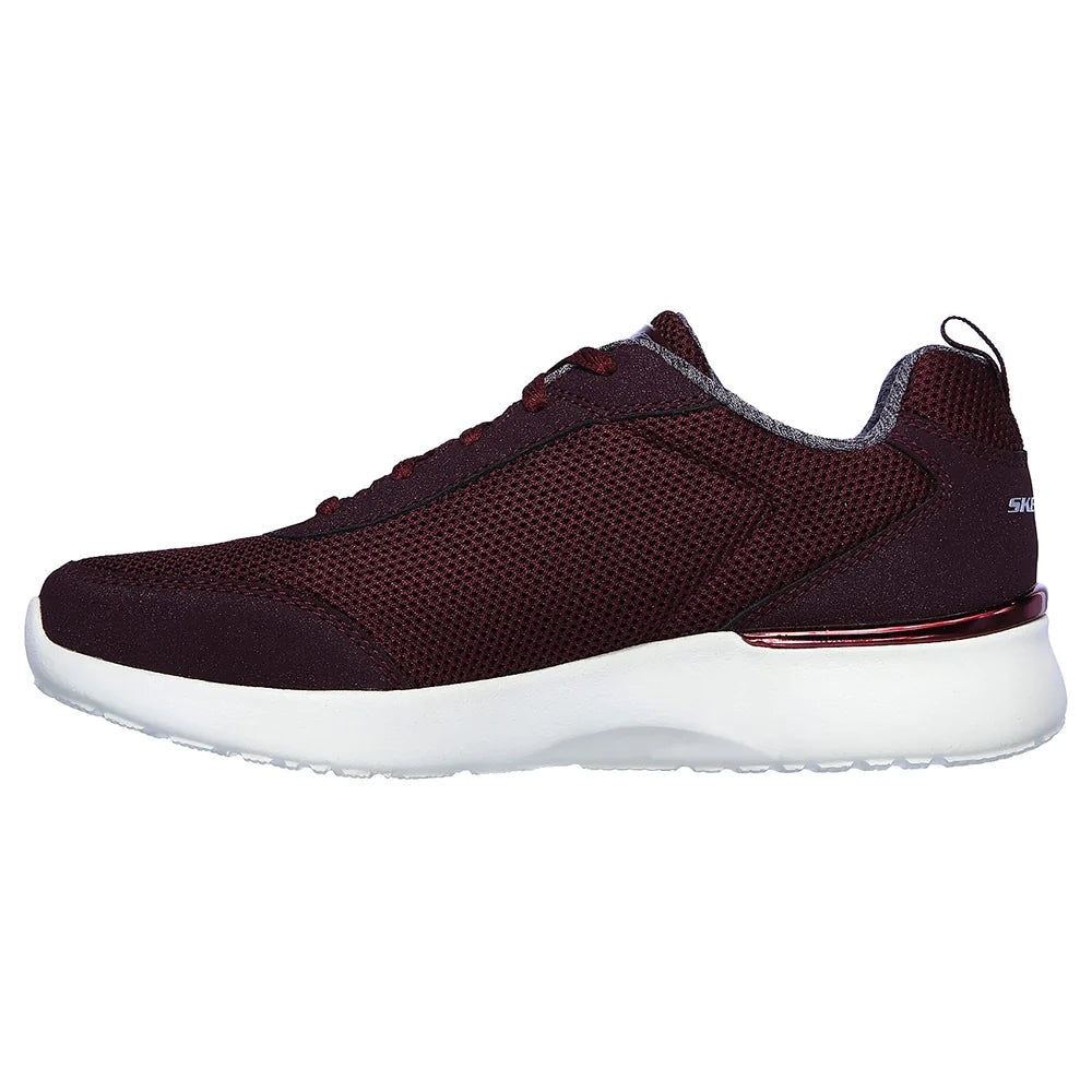 Skechers Παπούτσι Γυναικείο - Qtr. Deco Stitch Mesh Lace-Up W/MF 12947-BURG