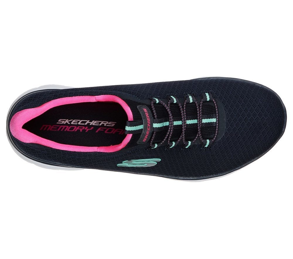 Skechers Παπούτσι Γυναικείο -Summits 12980-NVHP Navy/HOT Pink