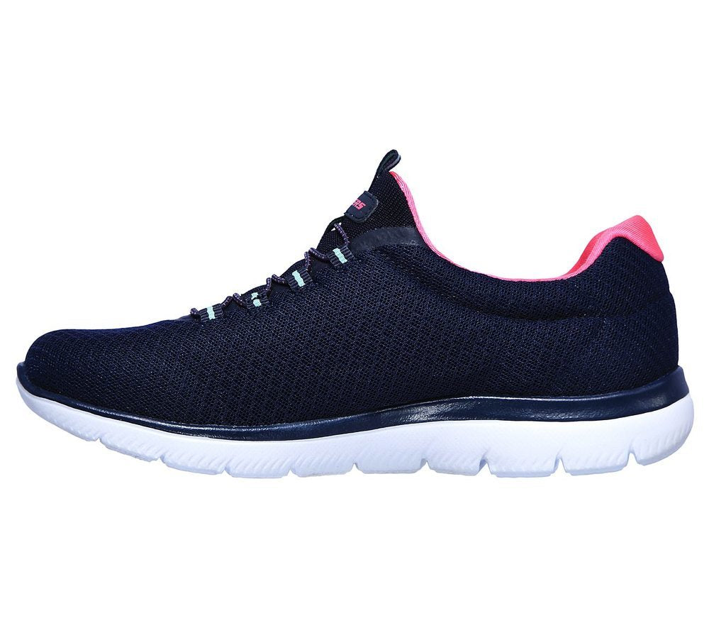 Skechers Παπούτσι Γυναικείο -Summits 12980-NVHP Navy/HOT Pink