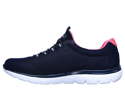Skechers Παπούτσι Γυναικείο -Summits 12980-NVHP Navy/HOT Pink