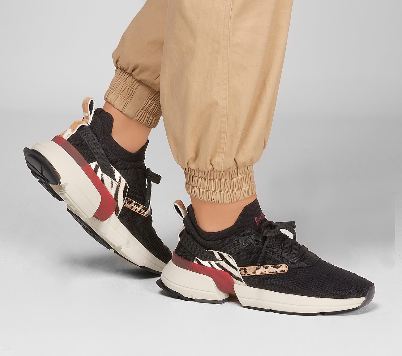 Skechers Γυναικείο Παπούτσι - Mark Nason Los Angeles : Split - 133017-BMLT- Black-Multi