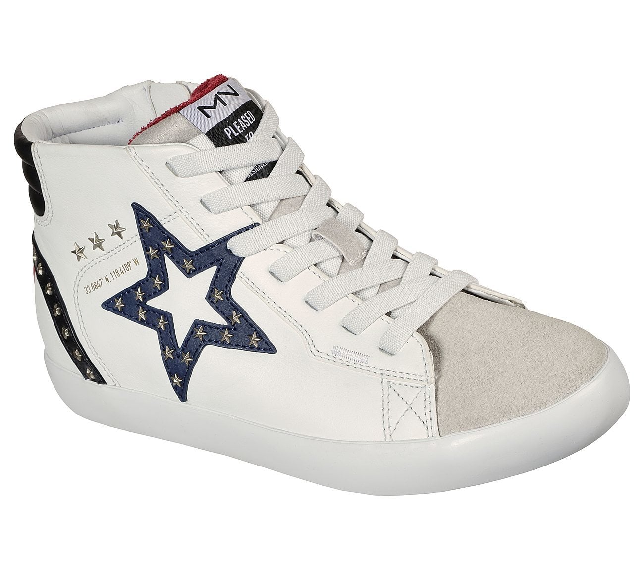 Skechers Μποτάκι Γυναικείο - The Stellar - Jodi 133176-WMLT White / Multi