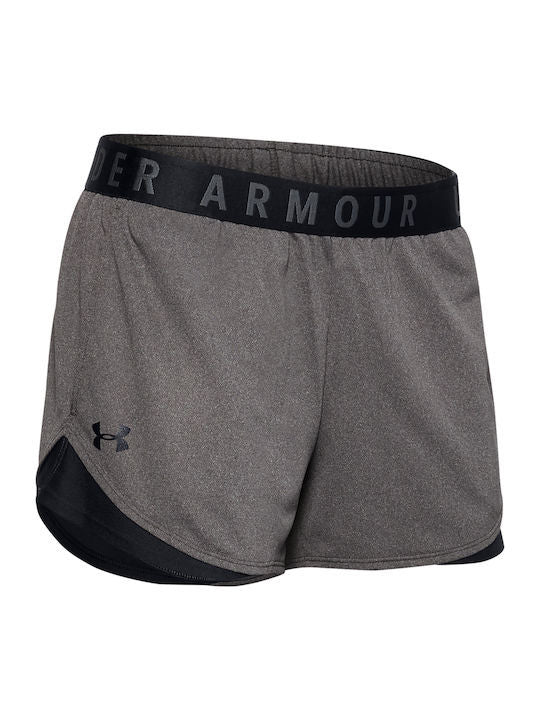 Under Armour Γυναικείο Αθλητικό Σόρτς - Play Up Shorts 3.0 - 1344552-090 - Carbon Heather