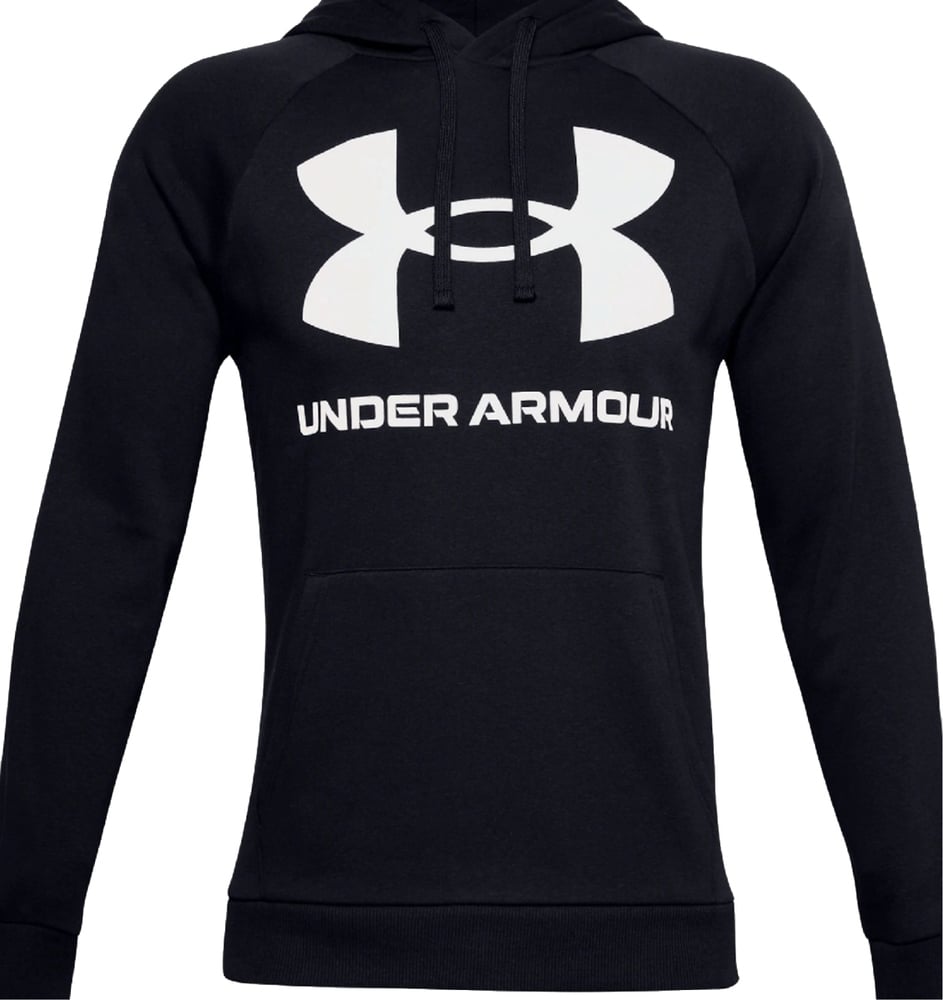 Under Armour Φούτερ ΜΕ Κουκούλα Rival Big Logo 1357093-001 BLACK