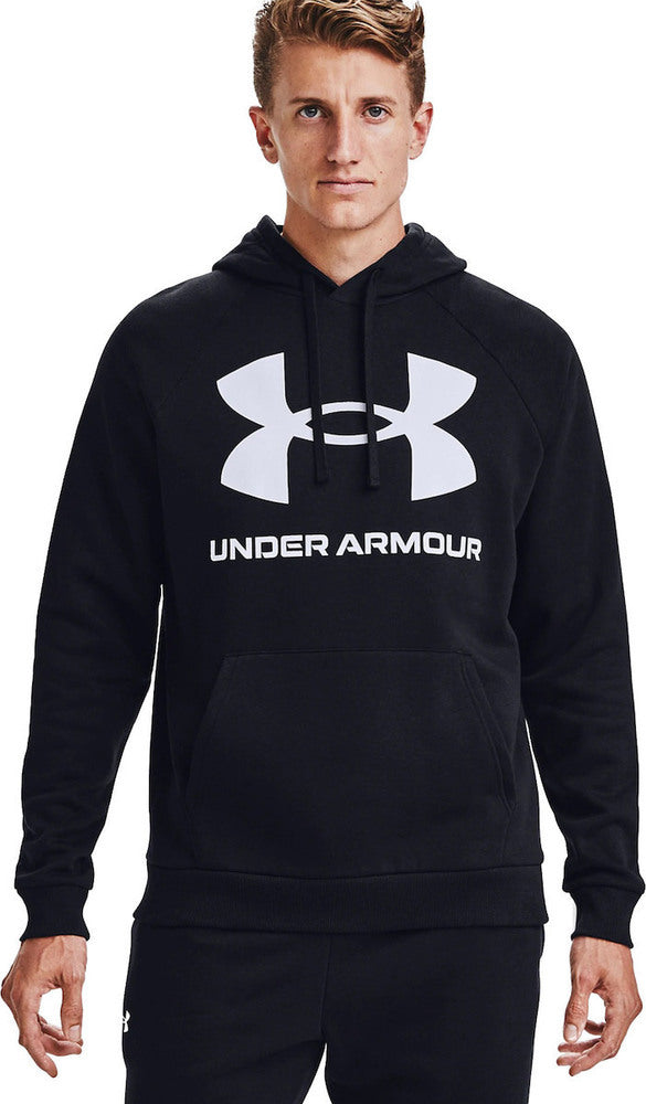 Under Armour Φούτερ ΜΕ Κουκούλα Rival Big Logo 1357093-001 BLACK
