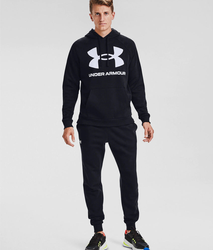 Under Armour Φούτερ ΜΕ Κουκούλα Rival Big Logo 1357093-001 BLACK