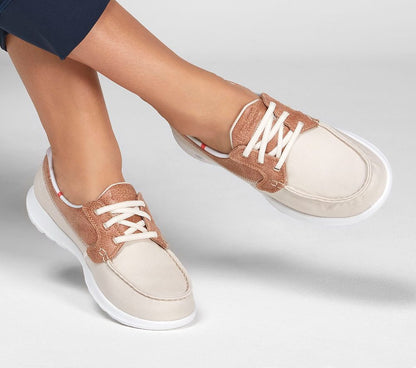 Skechers Παπούτσι Γυναικείο Go Walk Lite - Playa Vista 136070_NAT Natural