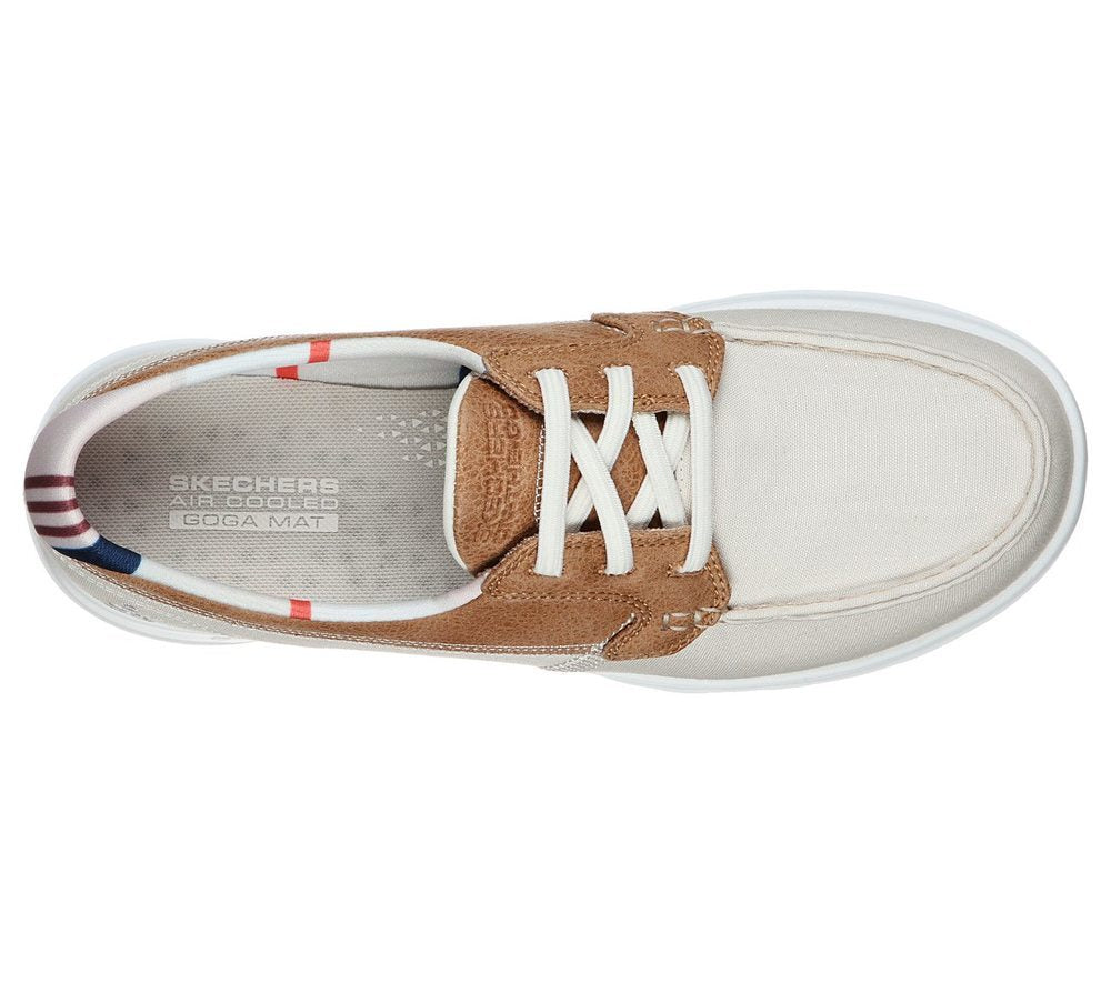 Skechers Παπούτσι Γυναικείο Go Walk Lite - Playa Vista 136070_NAT Natural