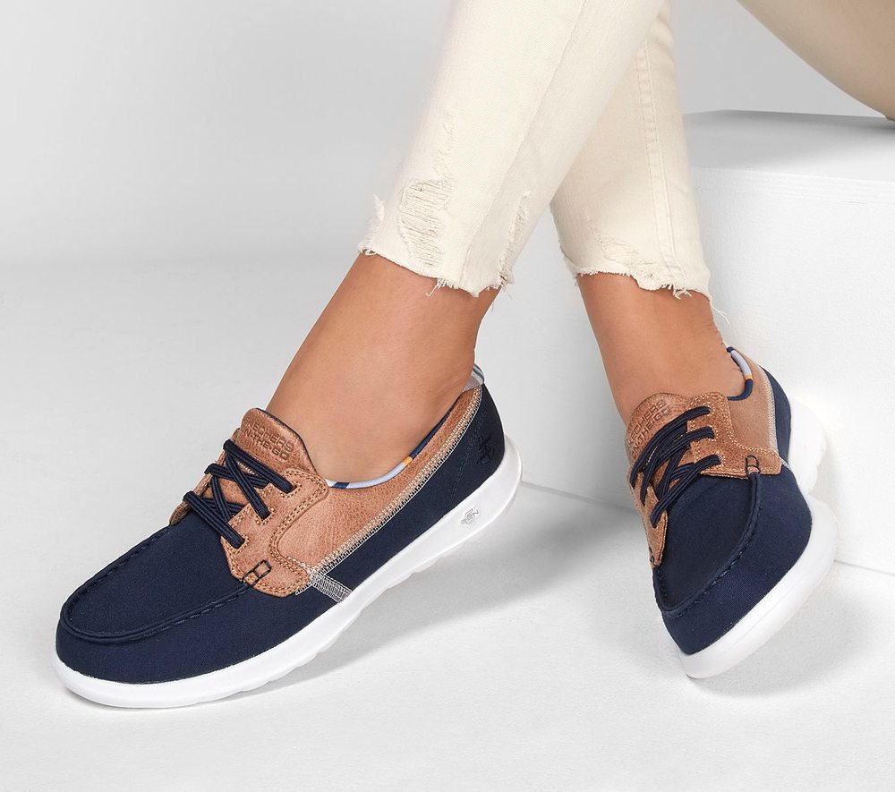 Skechers Παπούτσι Γυναικείο Go Walk Lite - Playa Vista 136070_NVY Navy