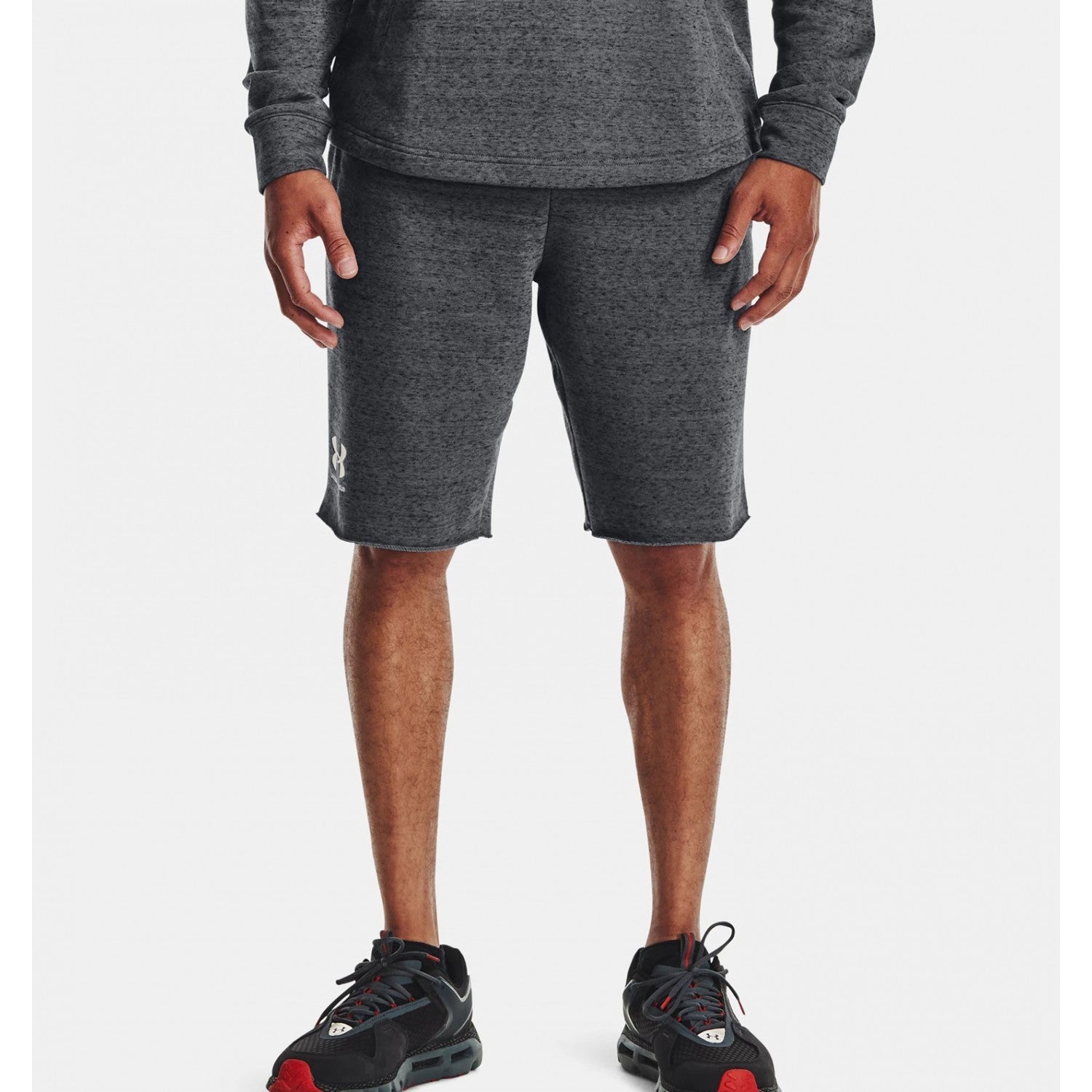 Under Armour Ανδρική Αθλητική Βερμούδα Γκρί 1361631-012 - Rival Terry Short - Grey - E