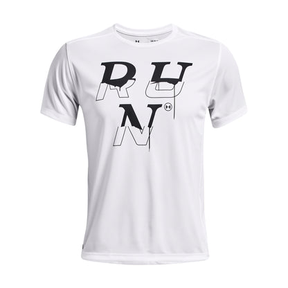 Under Armour Ανδρικό Μπλουζάκι Κοντομάνικο Λευκό 1372035-100 - Speed Stride - White - E