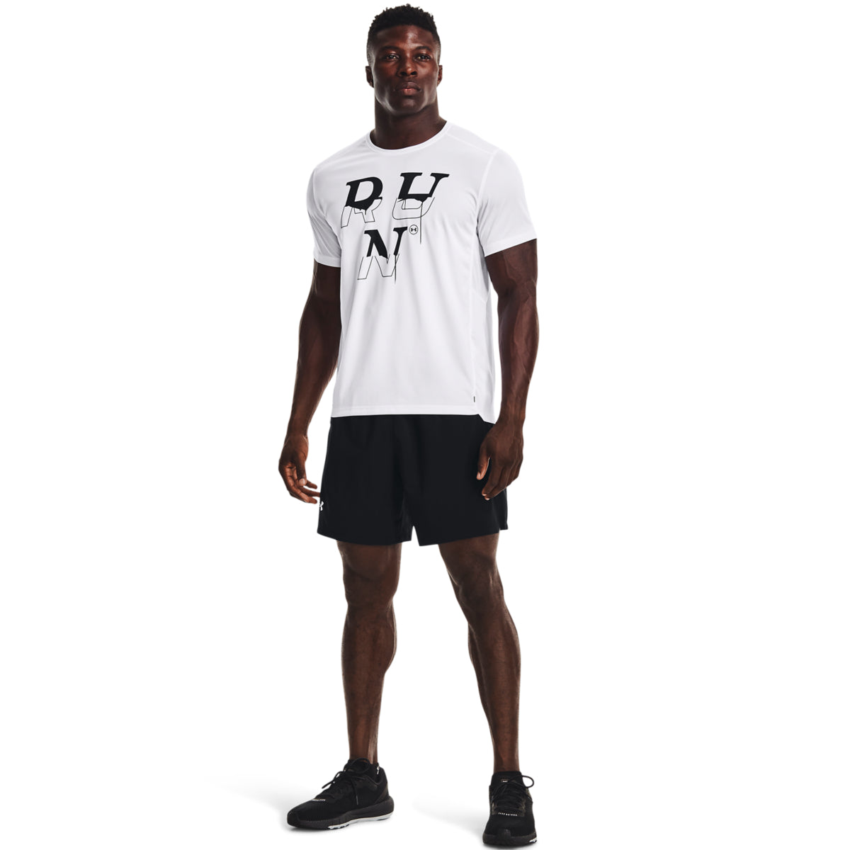 Under Armour Ανδρικό Μπλουζάκι Κοντομάνικο Λευκό 1372035-100 - Speed Stride - White - E