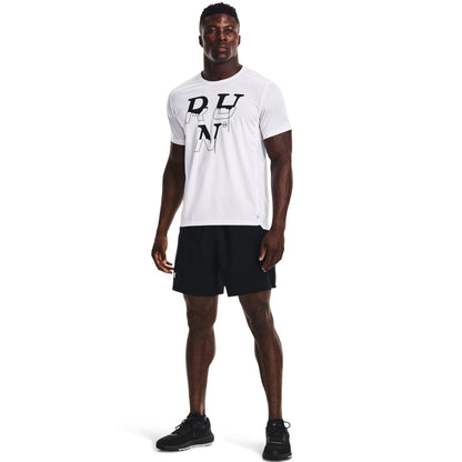 Under Armour Ανδρικό Μπλουζάκι Κοντομάνικο Λευκό 1372035-100 - Speed Stride - White - E