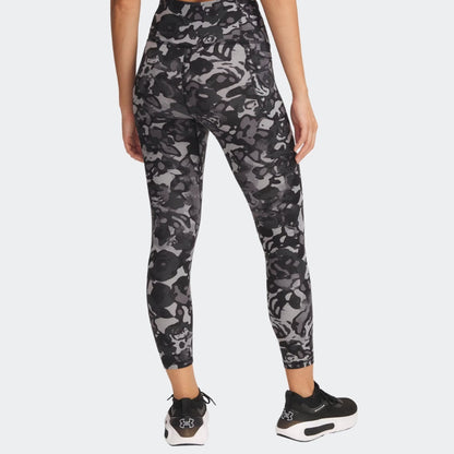 Under Armour Γυναικείο Κολάν - Motion Ankle Leg Print - 1373927-005 - Black Titan Gray White