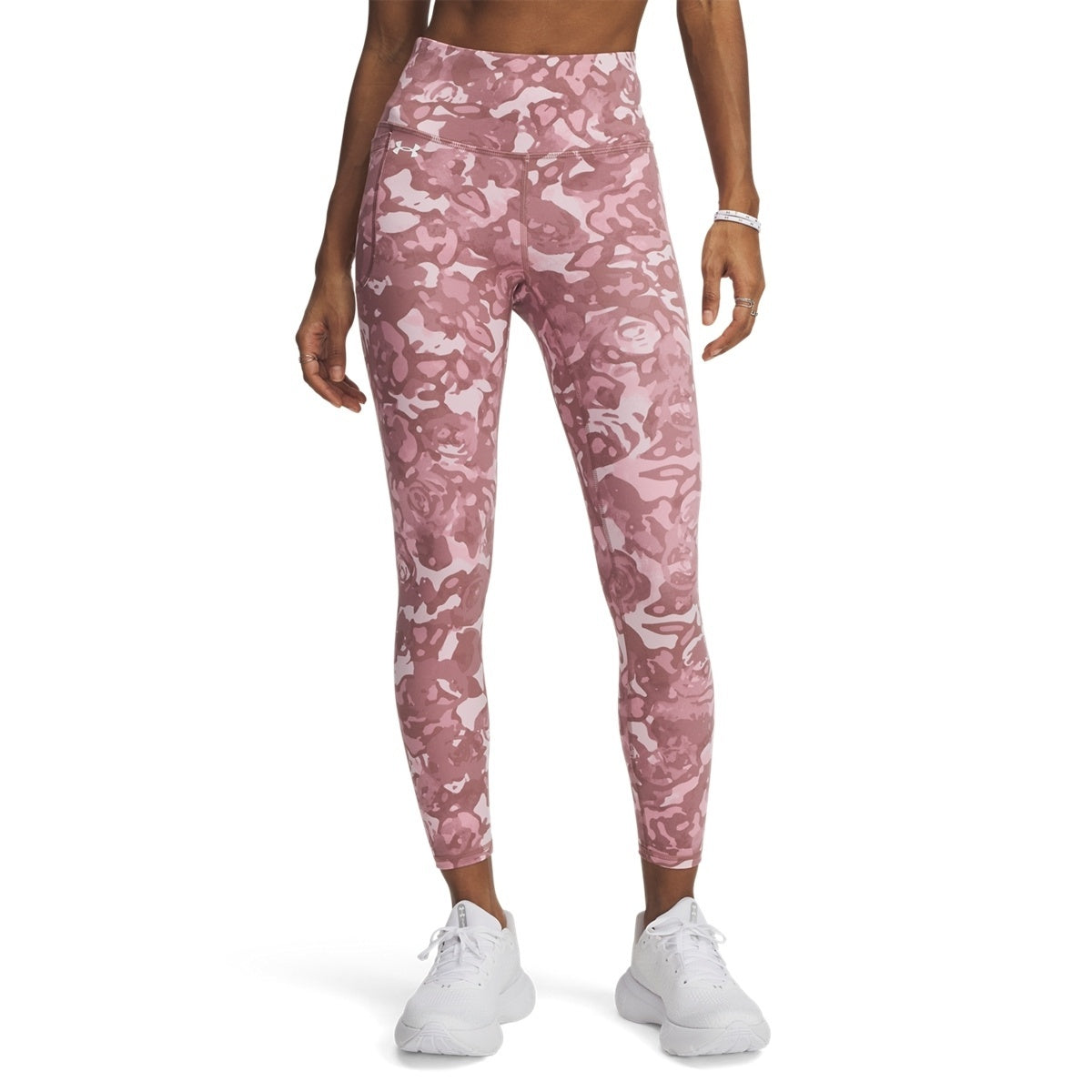 Under Armour Γυναικείο Αθλητικό Κολάν - Motion Ankle Leg Print 1373927-647 Prime Pink Pink Elixir