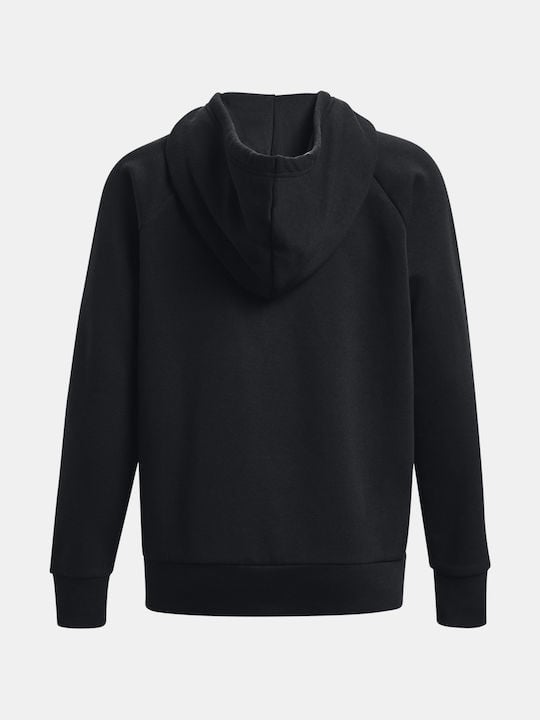 Under Armour Γυναικεία Ζακέτα Με Κουκούλα - UA Rival Fleece FZ Hoodie - 1379497-001 - Black