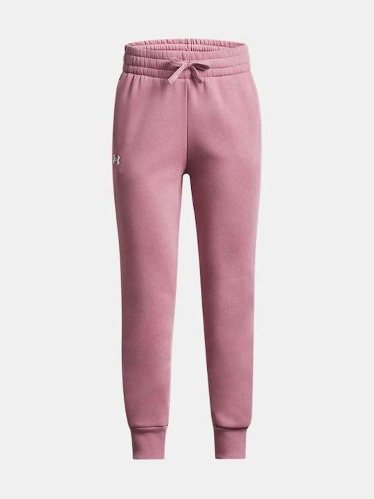 Under Armour Παιδικό Παντελόνι Φόρμας Για Κορίτσι - UA Rival Fleece Jogger - 1379525-697 - Pink