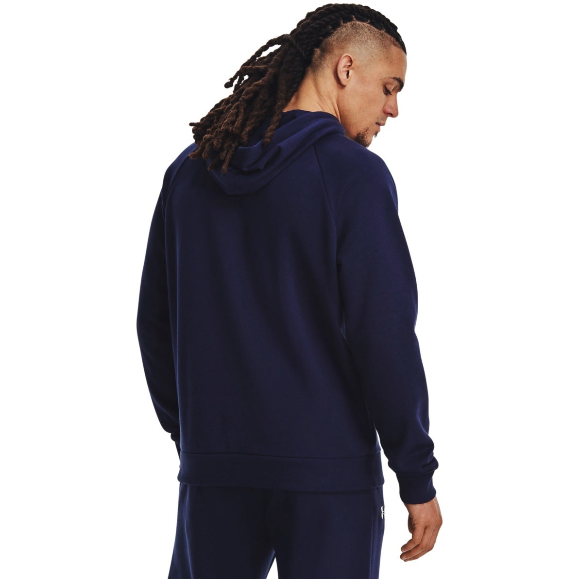 Under Armour Ανδρικό Φούτερ Με Κουκούλα - UA Rival Fleece - 1379758-410 - Midnight Navy / White