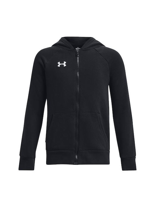 Under Armour Παιδική Ζακέτα Με Κουκούλα Για Αγόρι - UA Rival Fleece FZ Hoodie - 1379794-001 - Black
