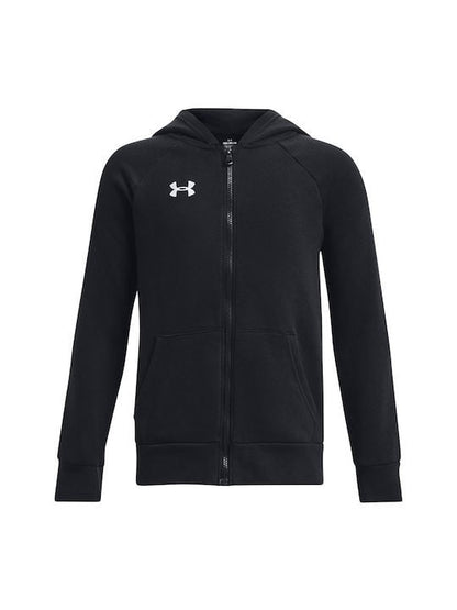 Under Armour Παιδική Ζακέτα Με Κουκούλα Για Αγόρι - UA Rival Fleece FZ Hoodie - 1379794-001 - Black