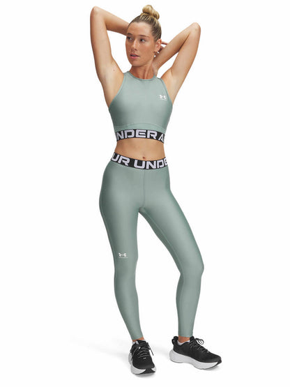 Under Armour Γυναικείο Αθλητικό Κολάν - UA HG Legging 1383559-348 Silica Green White