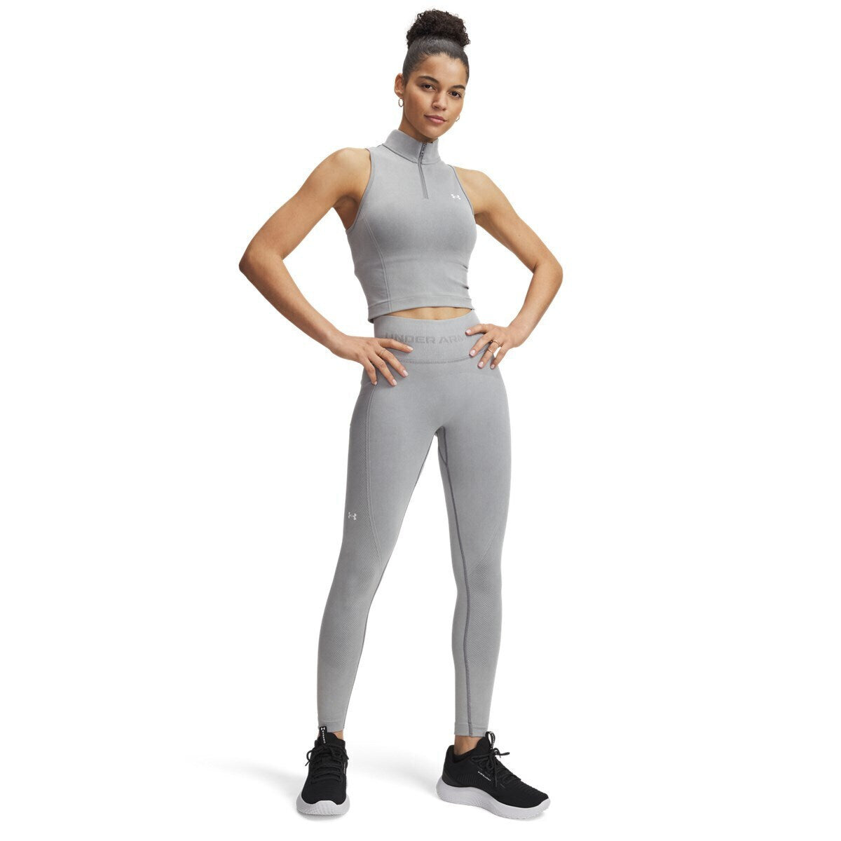 Under Armour Γυναικείο Κολάν - Vanish Seamless Washed Leg - 1388114-001 - Black White