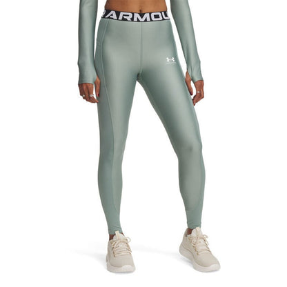 Under Armour Γυναικείο Αθλητικό Κολάν - HeatGear Rib Legging 1388693-348 Silica Green Silica Green