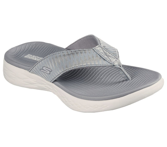 Skechers Γυναικεία Σαγιονάρα - On-the-GO 600 - Favorite 140701-GRY