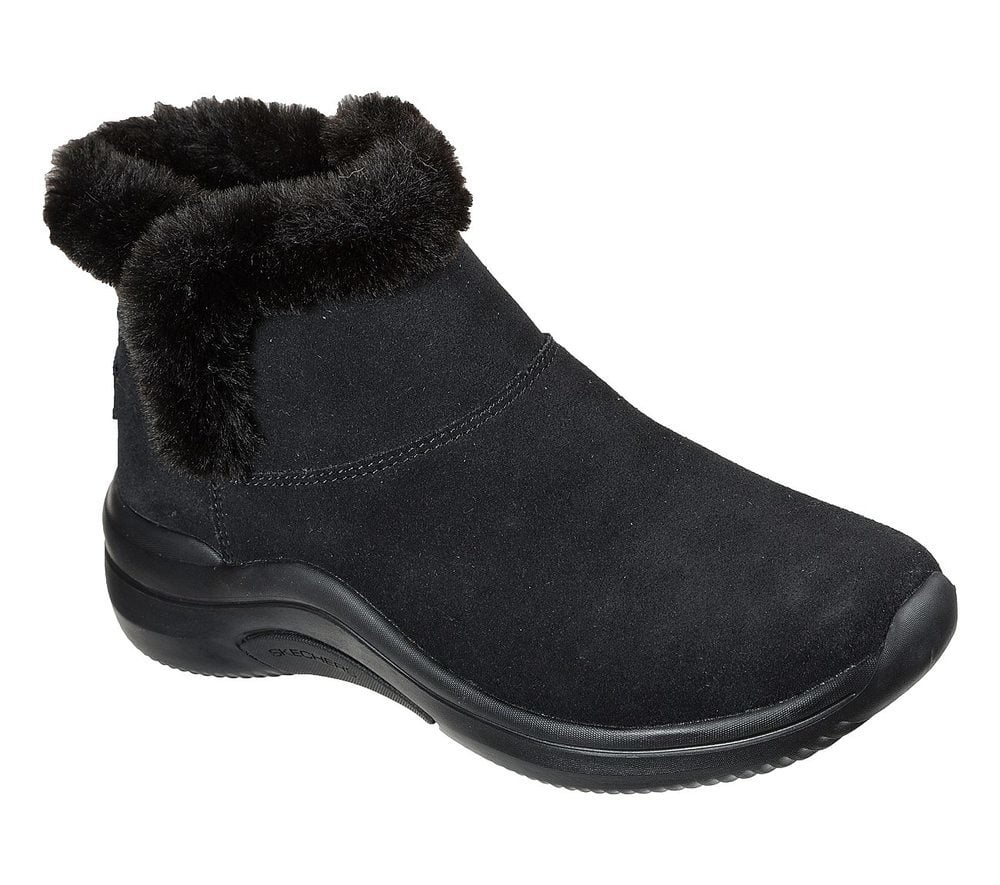 Skechers Μποτάκι Γυναικείο On the GO Midtown - So Plush 144250-BBK Black
