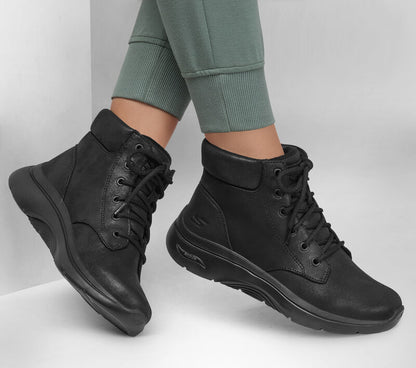 Skechers Μποτάκι Γυναικείο - GO WALK Arch Fit 2.0 - Mountain View - 144558-BBK - Black